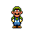 Super Mario Bros. (SNES) Big Luigi - Unavailable.ani