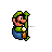 Super Mario Bros. (SNES) Big Luigi - Vertical Resize.ani
