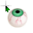 Green Eyeball.cur Preview