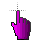 Purple Hand Pointer.cur Preview