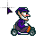 Super Mario Kart - Waluigi.cur Preview