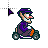 Super Mario Kart - Waluigi.cur