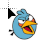 Angry bird blue.cur