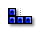 Tetris - Horizontal Resize (Blue).ani Preview