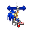 Sonic - Horizontal Resize.ani Preview