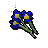 blue flowers.cur Preview