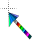 Rainbow cursor.cur