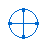 Crosshairs 2 blue.cur