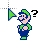 SMB2 Luigi - Help.cur Preview