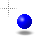 Floating blue ball.ani Preview