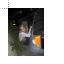 blonde_girl_hiding_behind_black_car.cur HD version