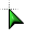 Green beveled cursor.cur Preview