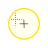 new yellow circle with cross.cur Preview