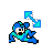 Mega Man- diagonal resize 1.cur Preview