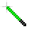 8-bit lightsaber (Green) .cur Preview