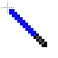 8-bit lightsaber (blue) .cur HD version