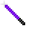 8-bit lightsaber (purple) .cur HD version