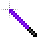 8-bit lightsaber (purple) .cur Preview