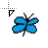 cursor butterfly blue 3.ani Preview