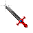 simple red sword.cur