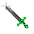 green cool sword.cur