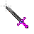 violet cool sword.cur Preview
