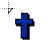 dark blue cross.cur Preview