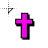 pink cross.cur Preview