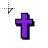 purple cross.cur