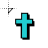 teal cross.cur Preview