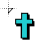 teal cross.cur