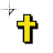 yellow cross.cur Preview