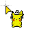 My dj pikachu cursor normal.ani