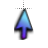 Vertical  Baby blue and purple cursor.cur Preview