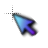 Diagonal  Baby blue and purple cursor.cur Preview