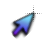 Diagonal 2 Baby blue and purple cursor.cur Preview