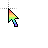 Rainbow mouse Pointer.cur Preview