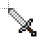 Minecraft IRON SWORD.cur Preview