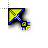 Blue and gold cursor.cur Preview