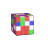 Rainbow Puzzle Cube.ani