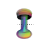 Rainbow Text Shroom.ani Preview