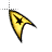 Star Trek gold insignia.cur