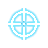 White/Blue Crosshairs.cur Preview