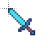 Minecraft Diamond Enchanted Sword.cur Preview