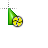 glossy green working cursor 1.ani Preview