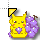 Pikachu che mangia l'uva.cur Preview