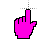 Magenta Hand.cur Preview