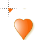 orange green hearts.ani