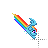 Rainbow Dash -Diagonal Resize 1-.ani