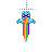 Rainbow Dash -Vertical Resize-.ani Preview
